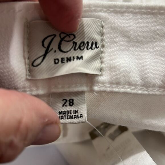 J. Crew 9" mid-rise toothpick jean in white size 28 NWT - flawed - Picture 12 of 16